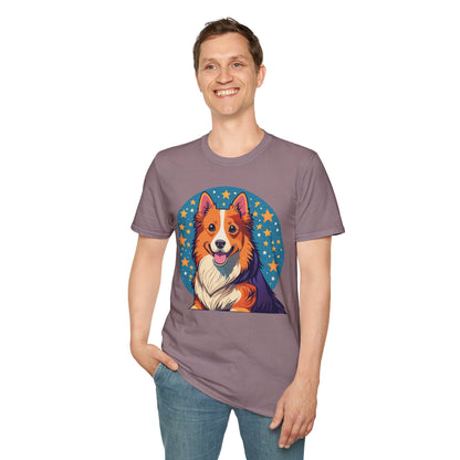 Unisex Dog Shirt Animal Print Tee Gildan Softstyle 64000 Tee
