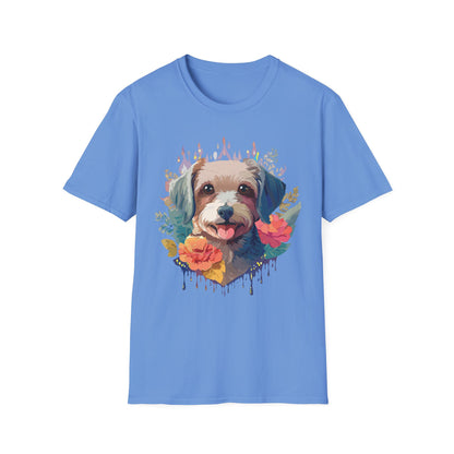 Dog Shirt Unisex Animal Tee Gildan Softstyle 64000 Short Sleeve Tee