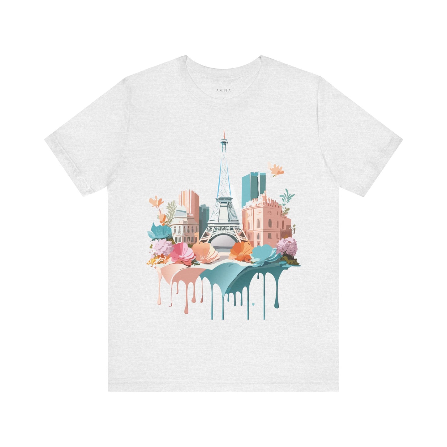 Natural Cotton Tee Shirt - Beautiful Places Collection - Paris