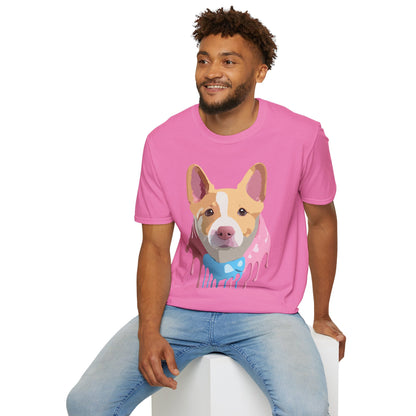 Dog Shirt Unisex Animal Print Tee Cotton T Shirt For Pet Lovers