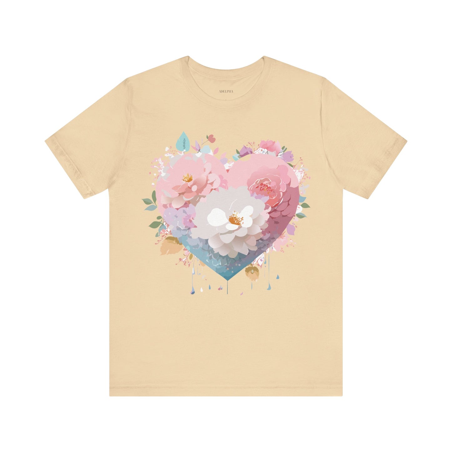 T-shirt en coton naturel - Collection Love story