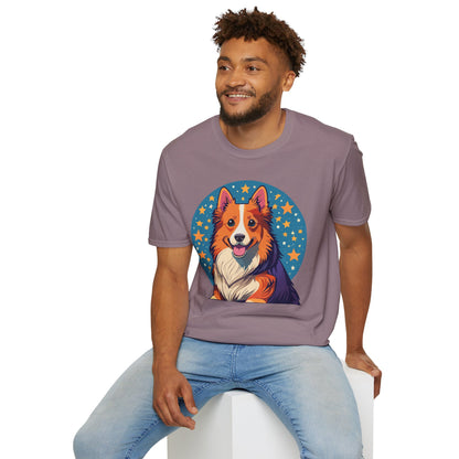 Unisex Dog Shirt Animal Print Tee Gildan Softstyle 64000 Tee