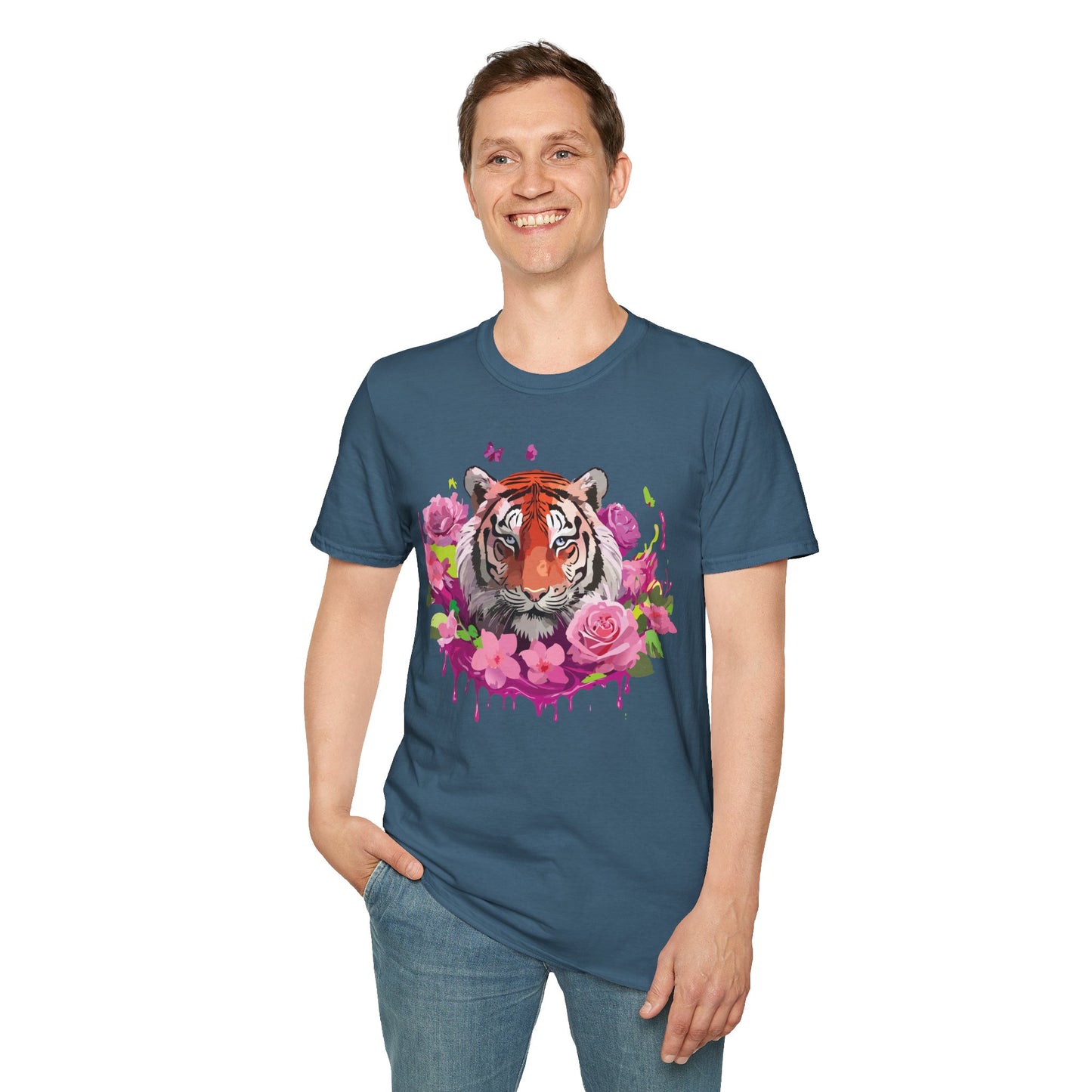 Tiger Shirt, Shirt with Tiger, Animal Tee, Shirt with Animals