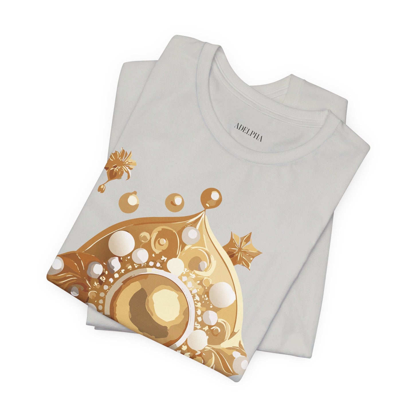 T-Shirt aus natürlicher Baumwolle – Queen Collection