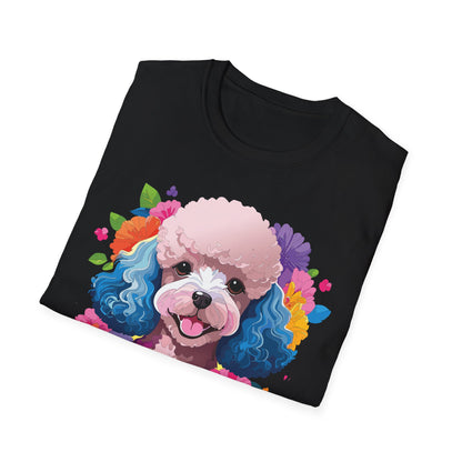 Unisex Dog Shirt Softstyle Tee 100 Percent Cotton Animal Print