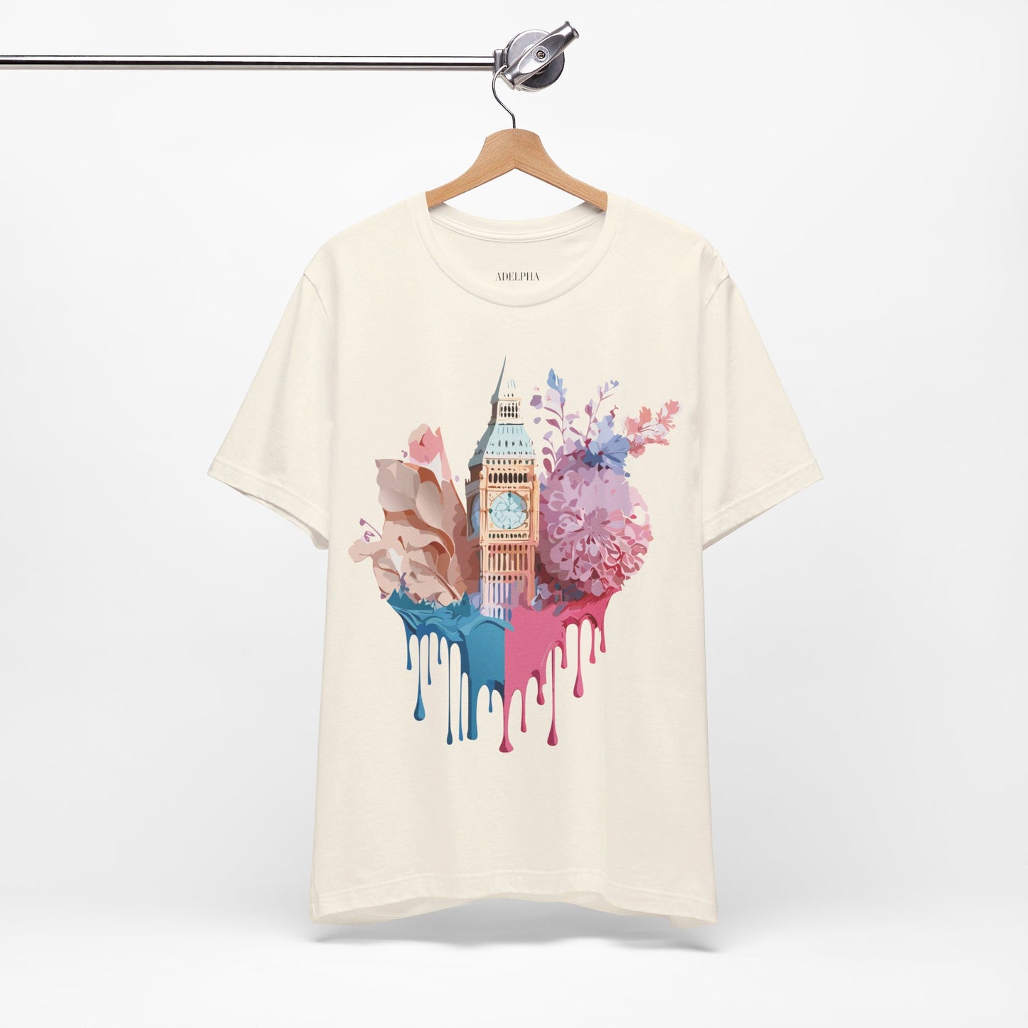 Natural Cotton Tee Shirt - Beautiful Places Collection - London