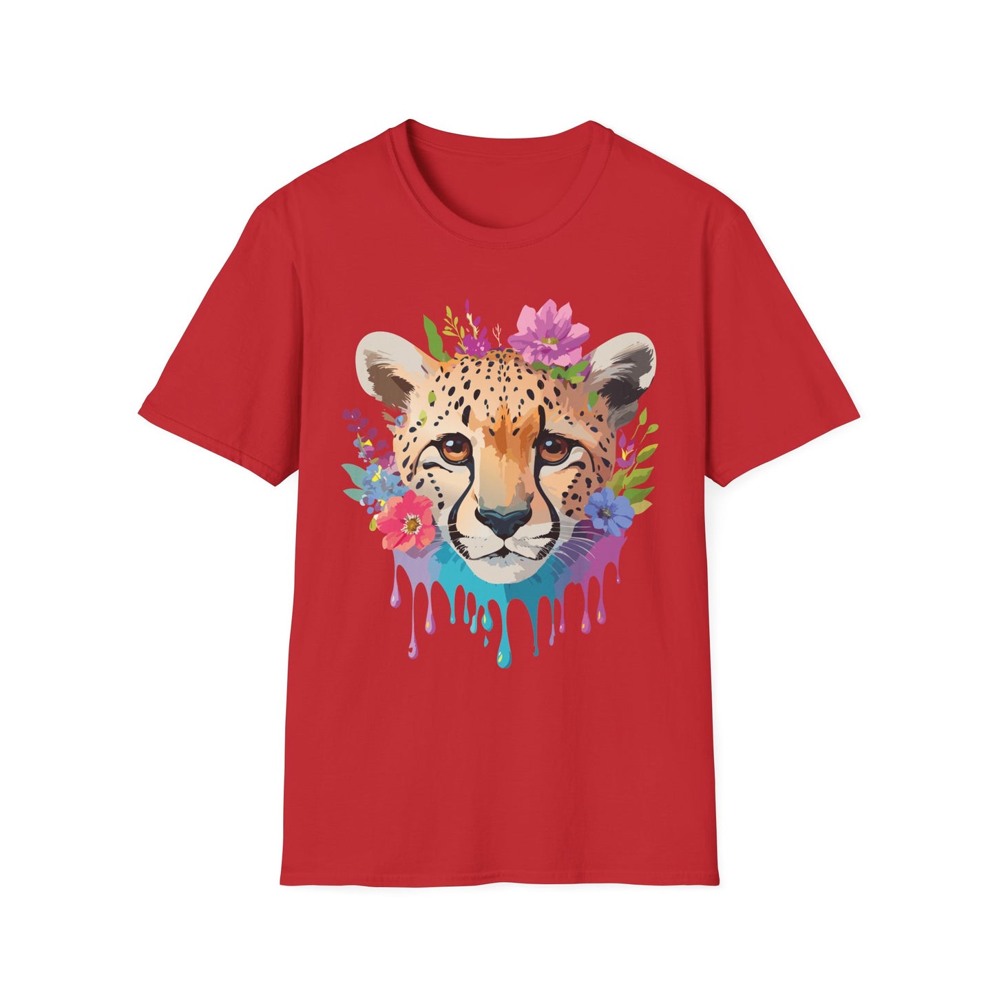 Cheetah Shirt, Shirt with Cheetah, Cheetah Tee, Shirt with Animals