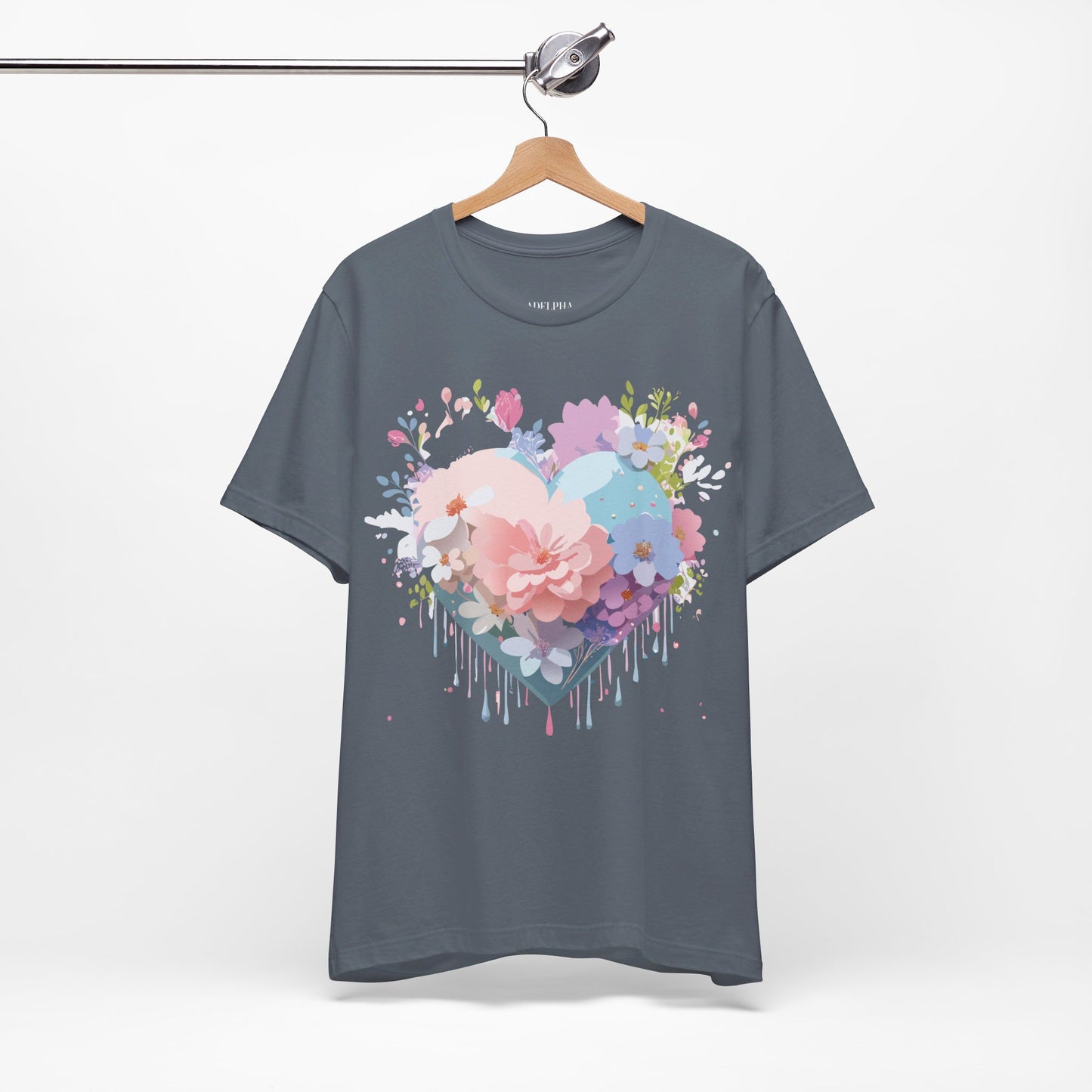 T-shirt en coton naturel - Collection Love Story