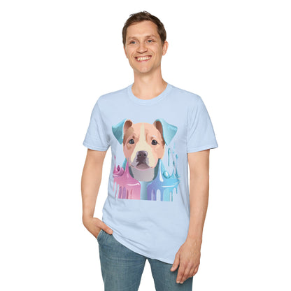Dog Shirt Unisex Animal Tee Softstyle Gildan 64000 Cotton Tee