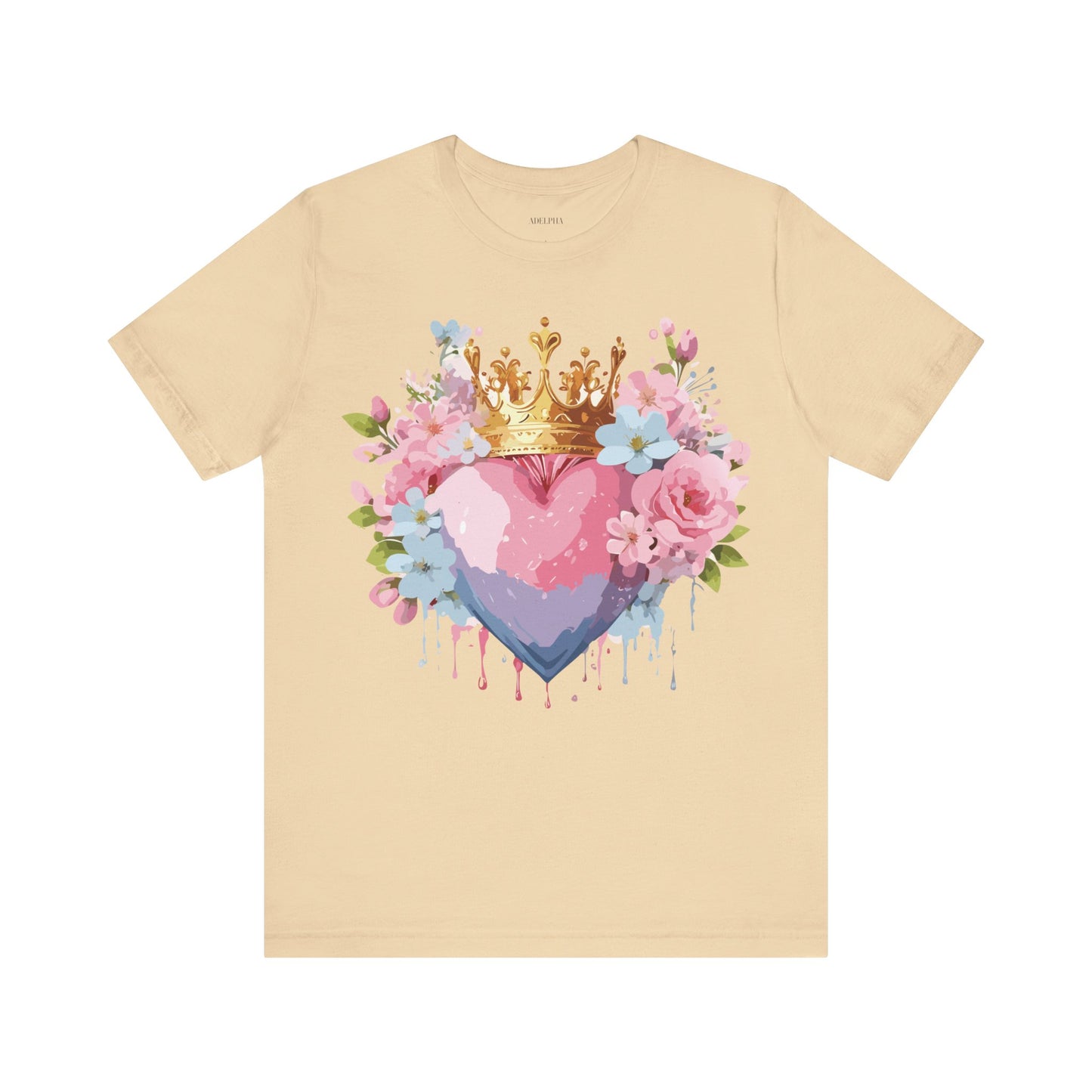 Natural Cotton Tee Shirt - Love story Collection