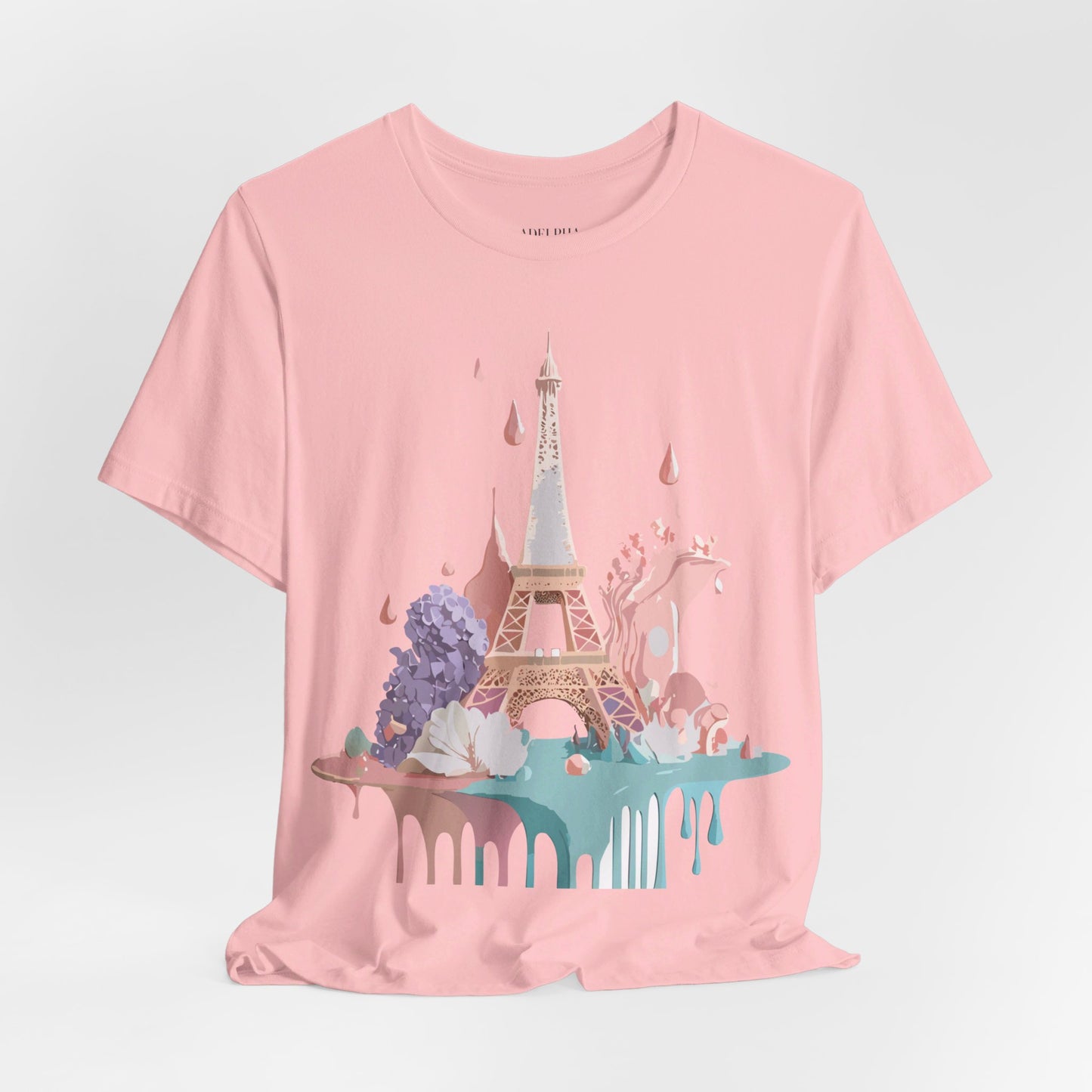 Natural Cotton Tee Shirt - Beautiful Places Collection - Paris