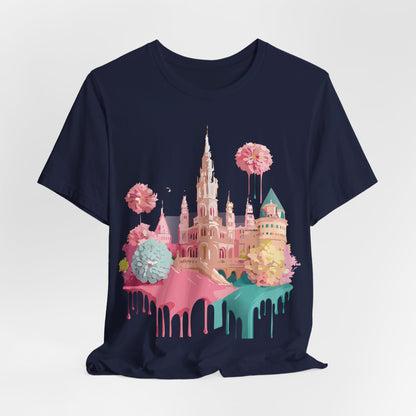 Natural Cotton Tee Shirt - Beautiful Places Collection - Vienna Printify