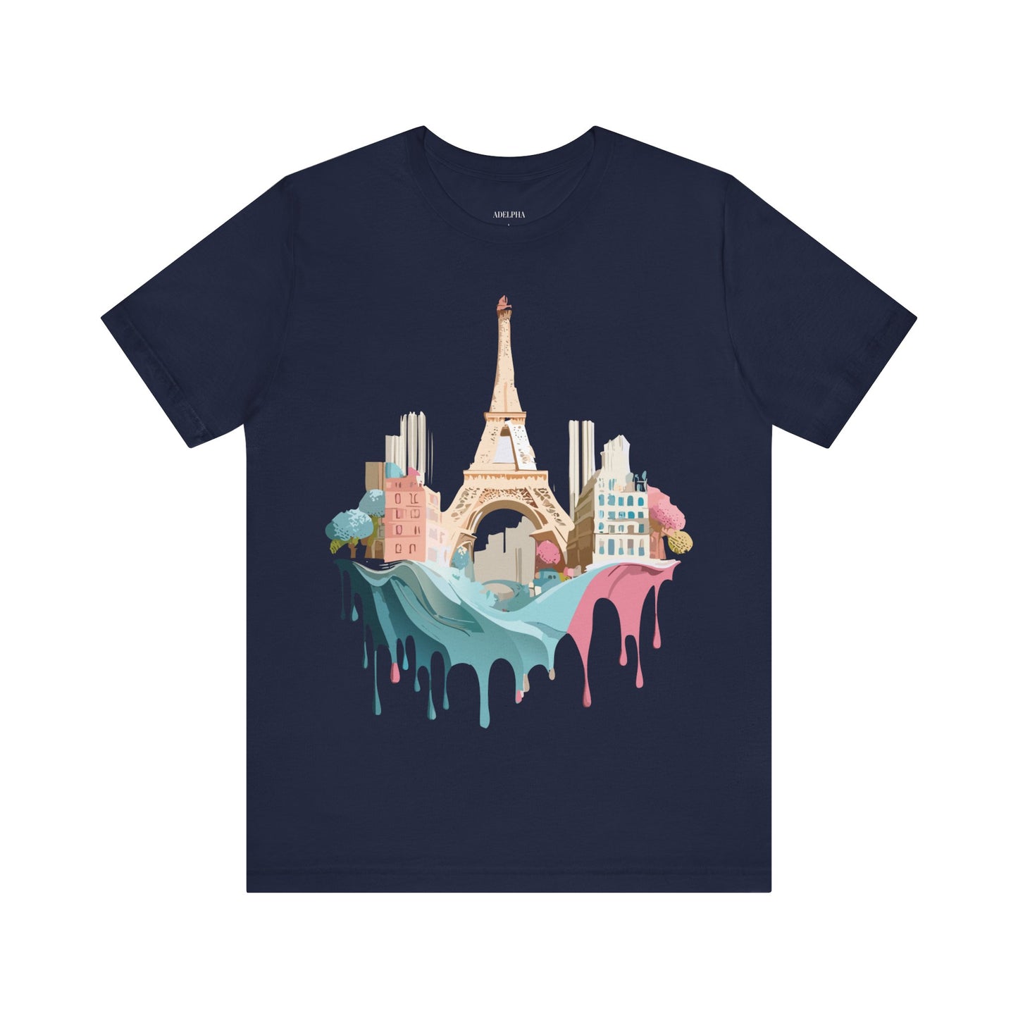 Natural Cotton Tee Shirt - Beautiful Places Collection - Paris