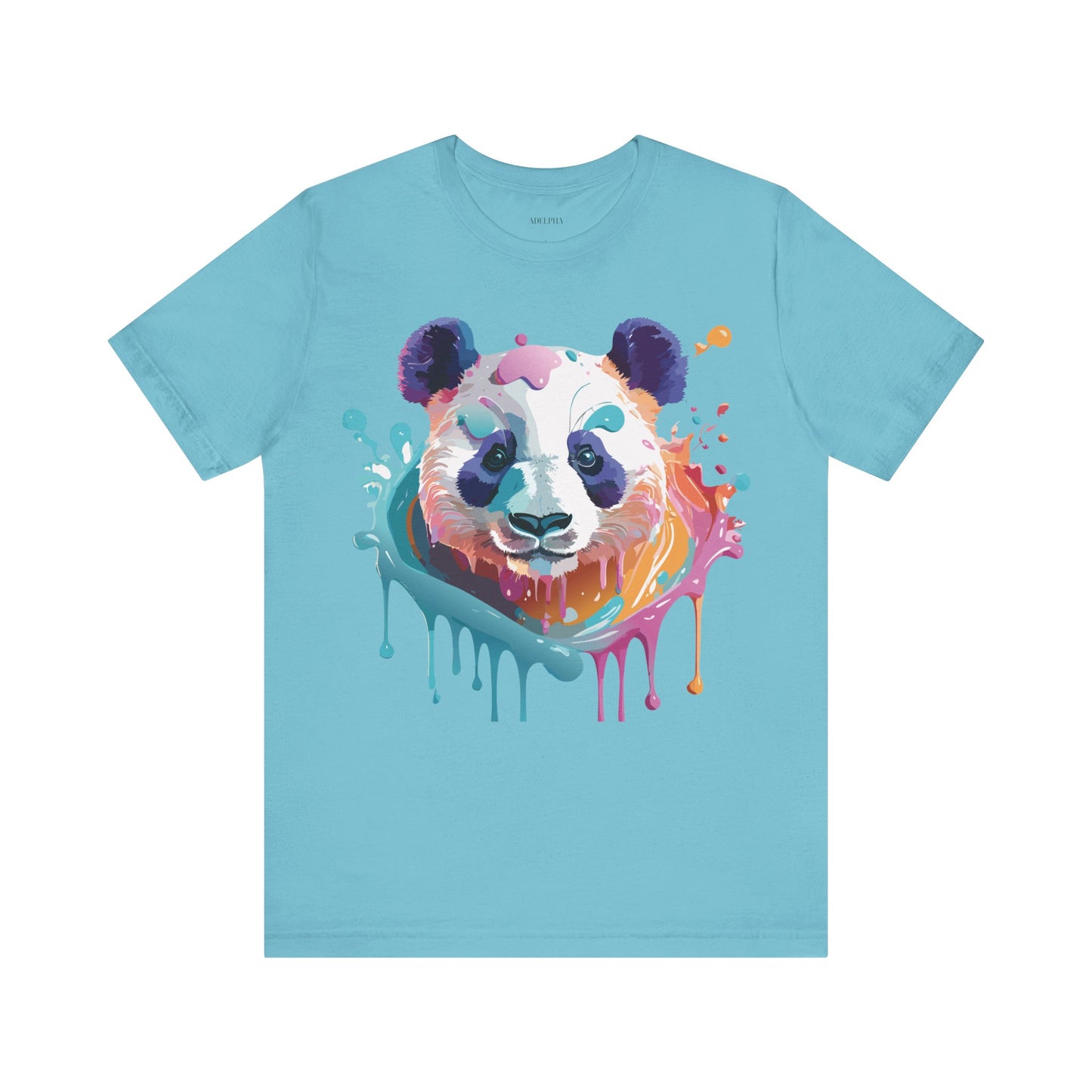 T-Shirt aus natürlicher Baumwolle mit Panda