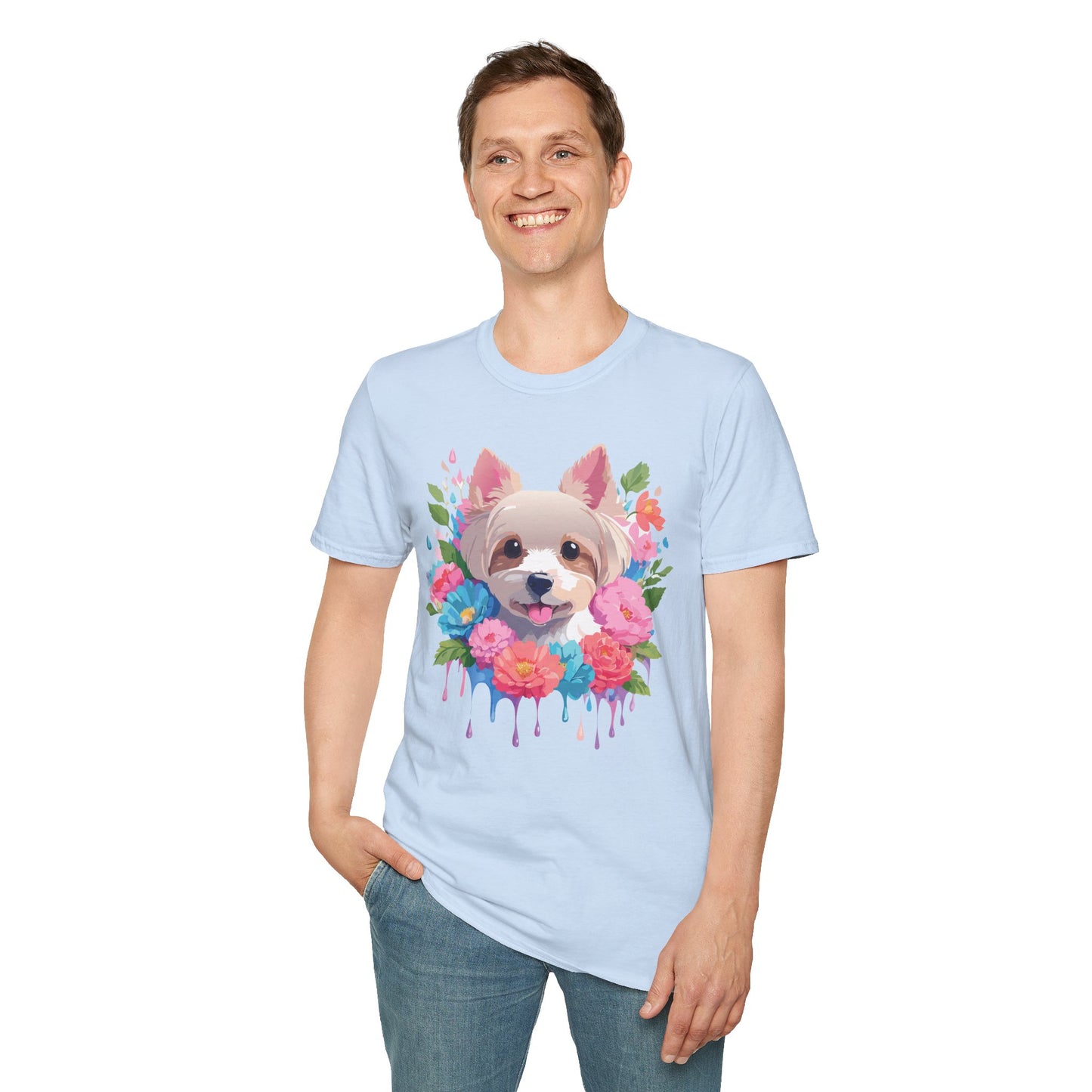 Dog Shirt, Shirt with Dog, Animal Tee, Shirt with Animals