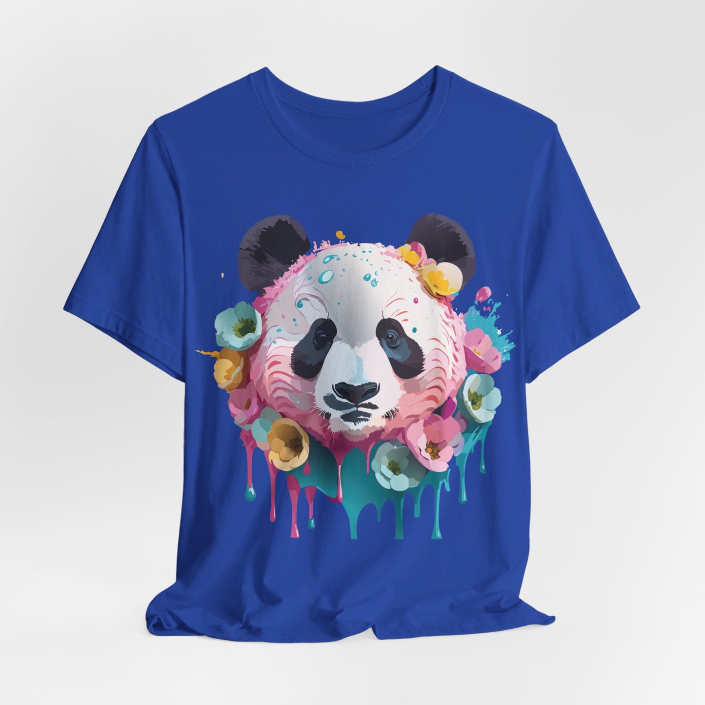 T-shirt en coton naturel avec panda