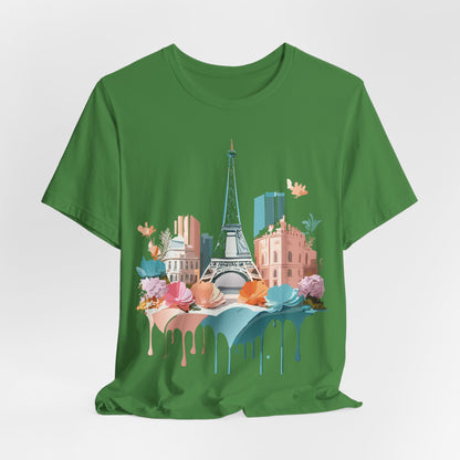 Tourist Shirt, Shirt with Paris - ADELPHA