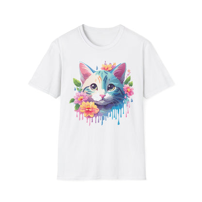 Cat Shirt Unisex Cat Lover Tee Premium Gildan Softstyle 64000 Lightweight