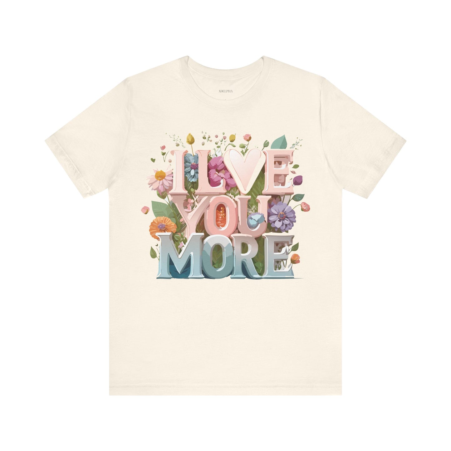 T-shirt en coton naturel - Collection Love story