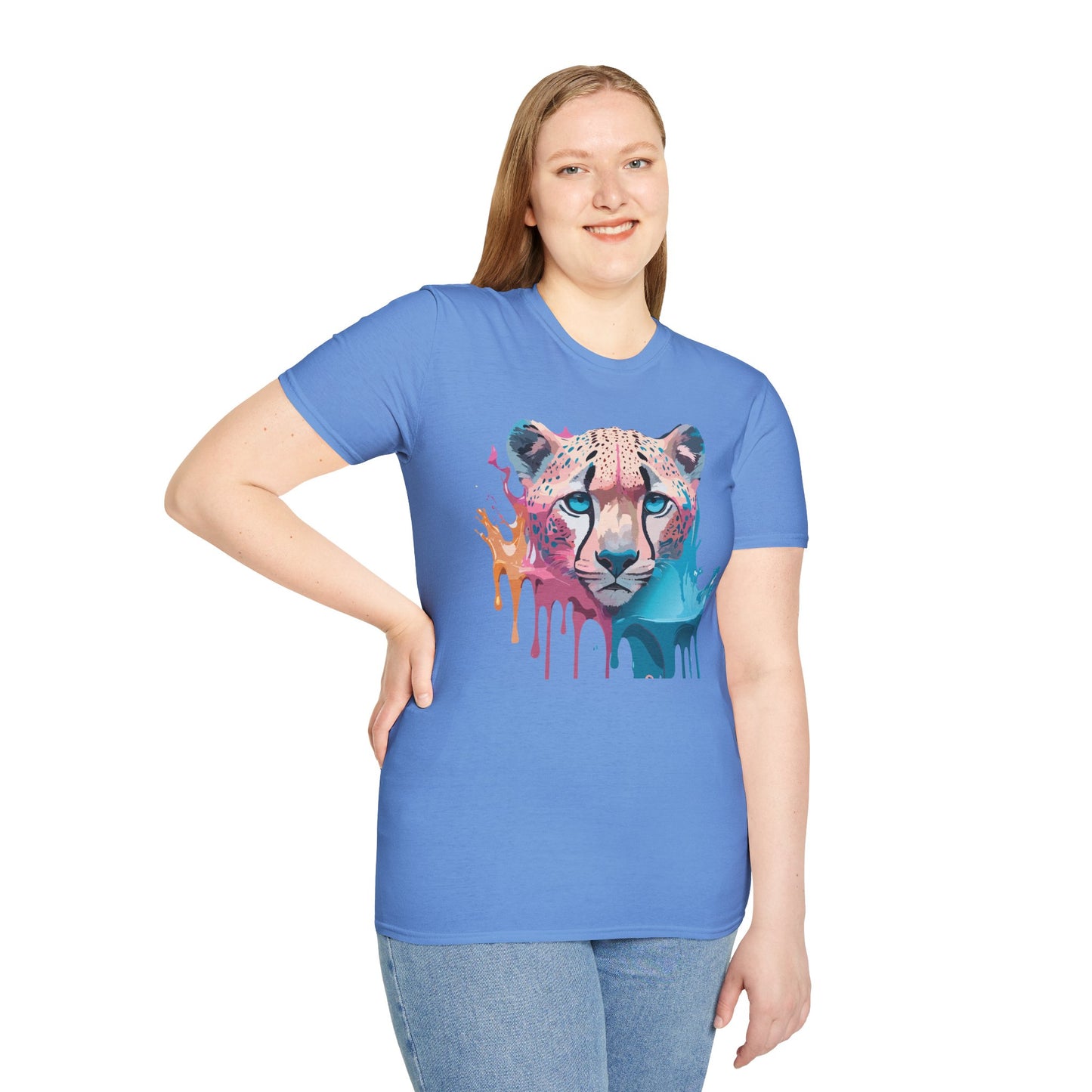 Cheetah Shirt, Shirt with Cheetah, Cheetah Tee, Shirt with Animals