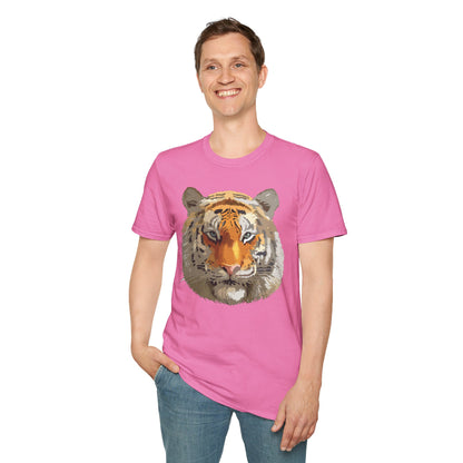 Unisex Tiger Shirt Animal Print Tee Gildan Softstyle Cotton Quality