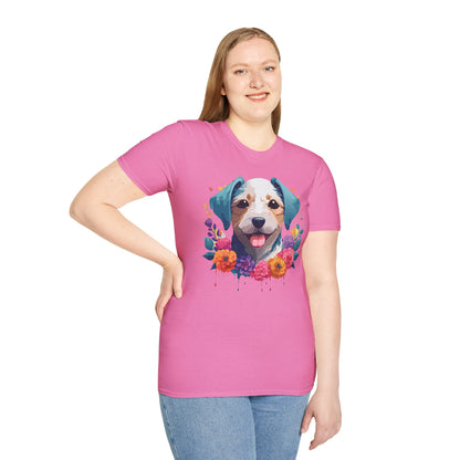 Dog Shirt Unisex Animal Tee Softstyle 64000 Gildan RingSpun Cotton