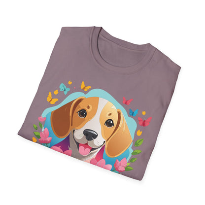 Dog Shirt Unisex Animal Tee Softstyle Cotton Comfort Everyday Wear