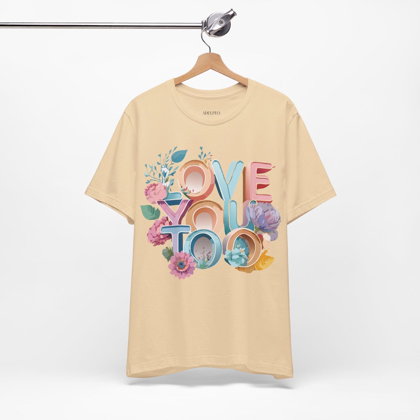 T-Shirt aus natürlicher Baumwolle – Love Story-Kollektion