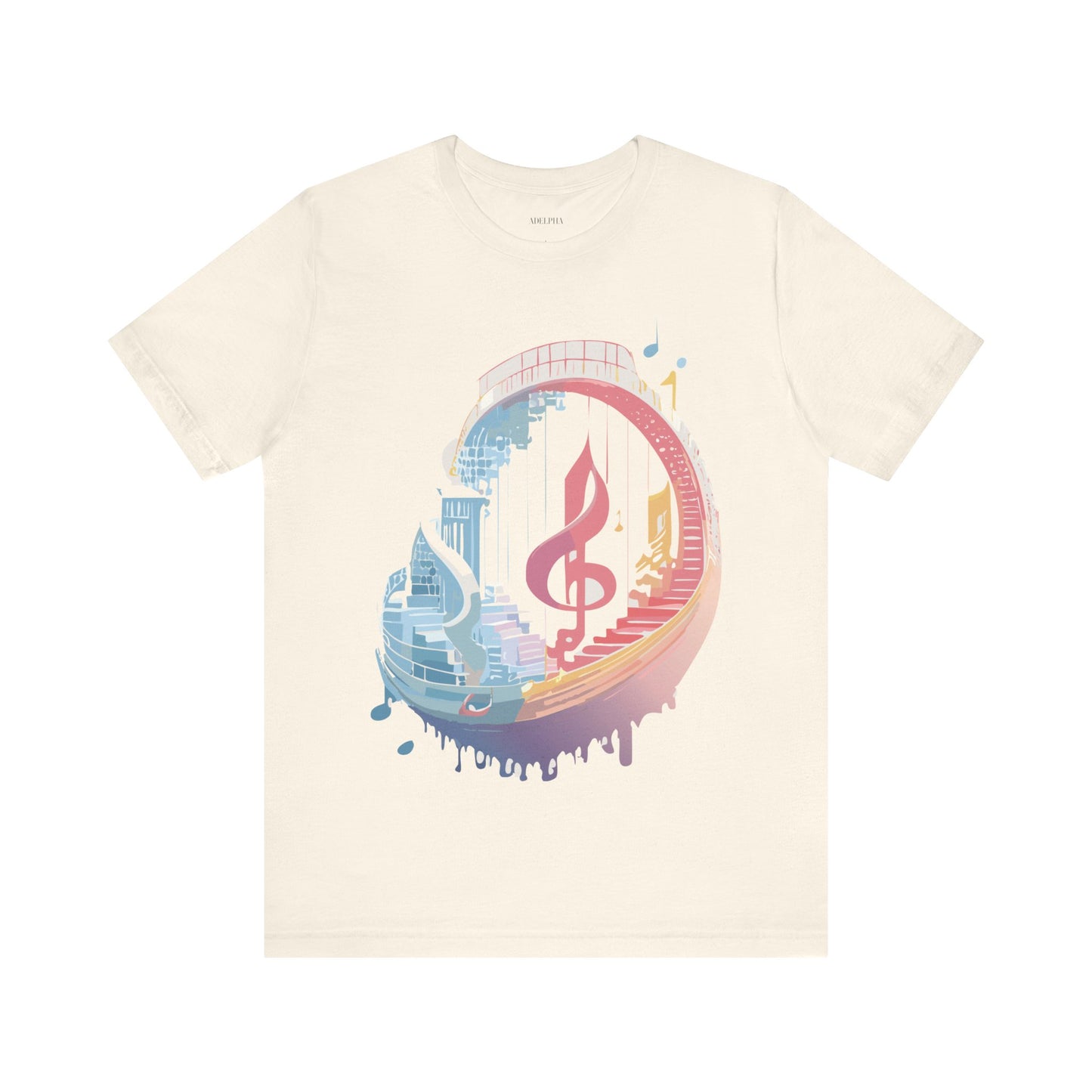 T-shirt en coton naturel - Collection Musique