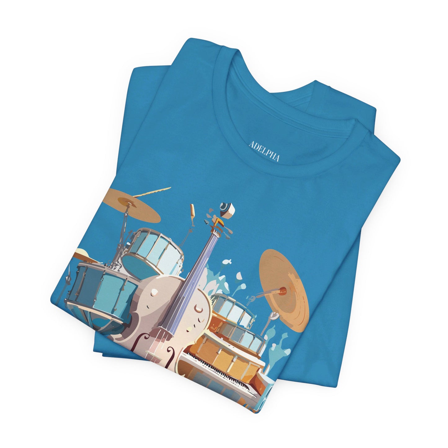 Natural Cotton Tee Shirt - Music Collection