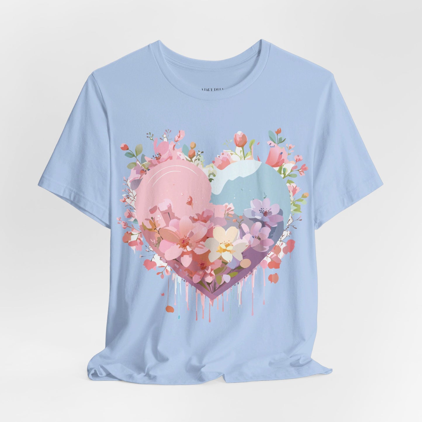 Natural Cotton Tee Shirt - Love story Collection