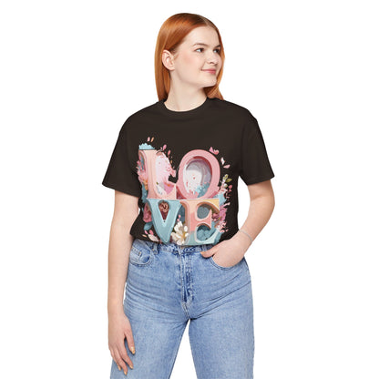 Natural Cotton Tee Shirt - Love Story Collection Printify