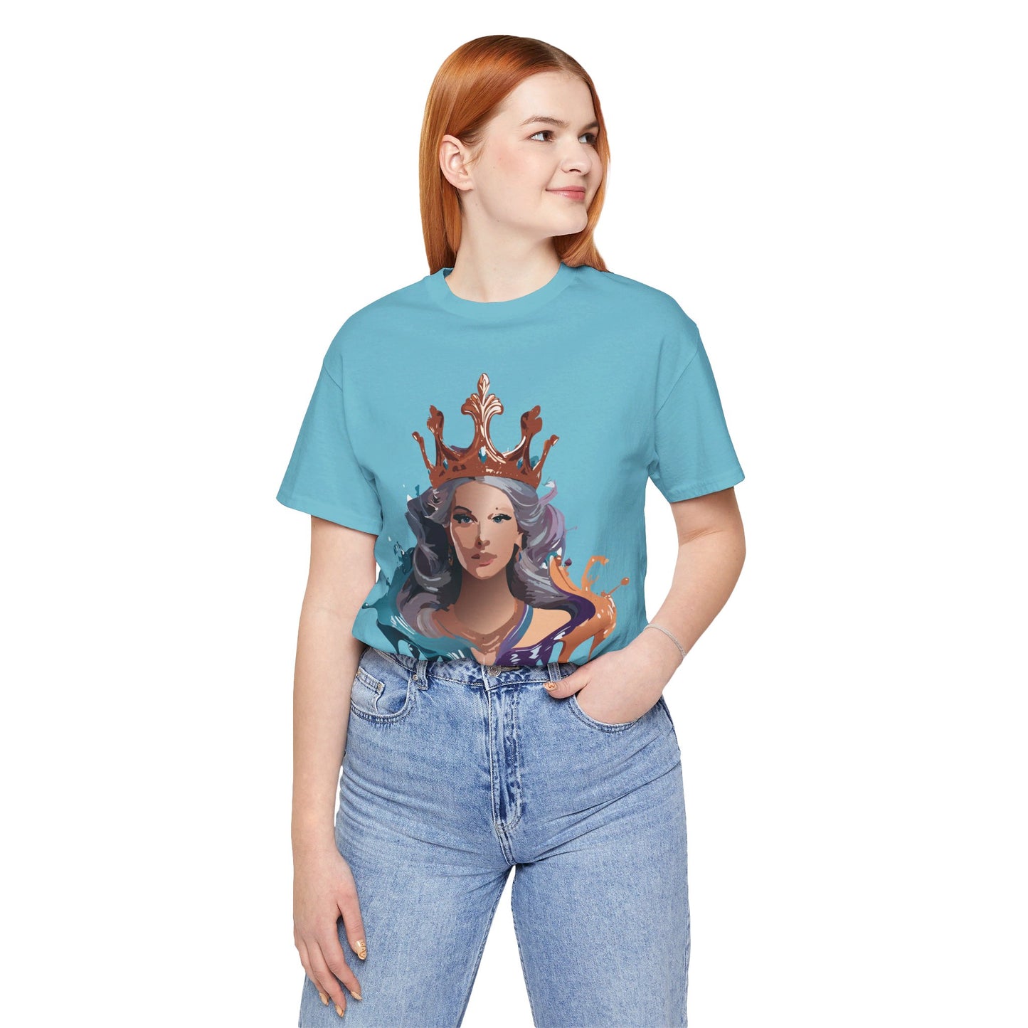 Natural Cotton Tee Shirt - Queen Collection