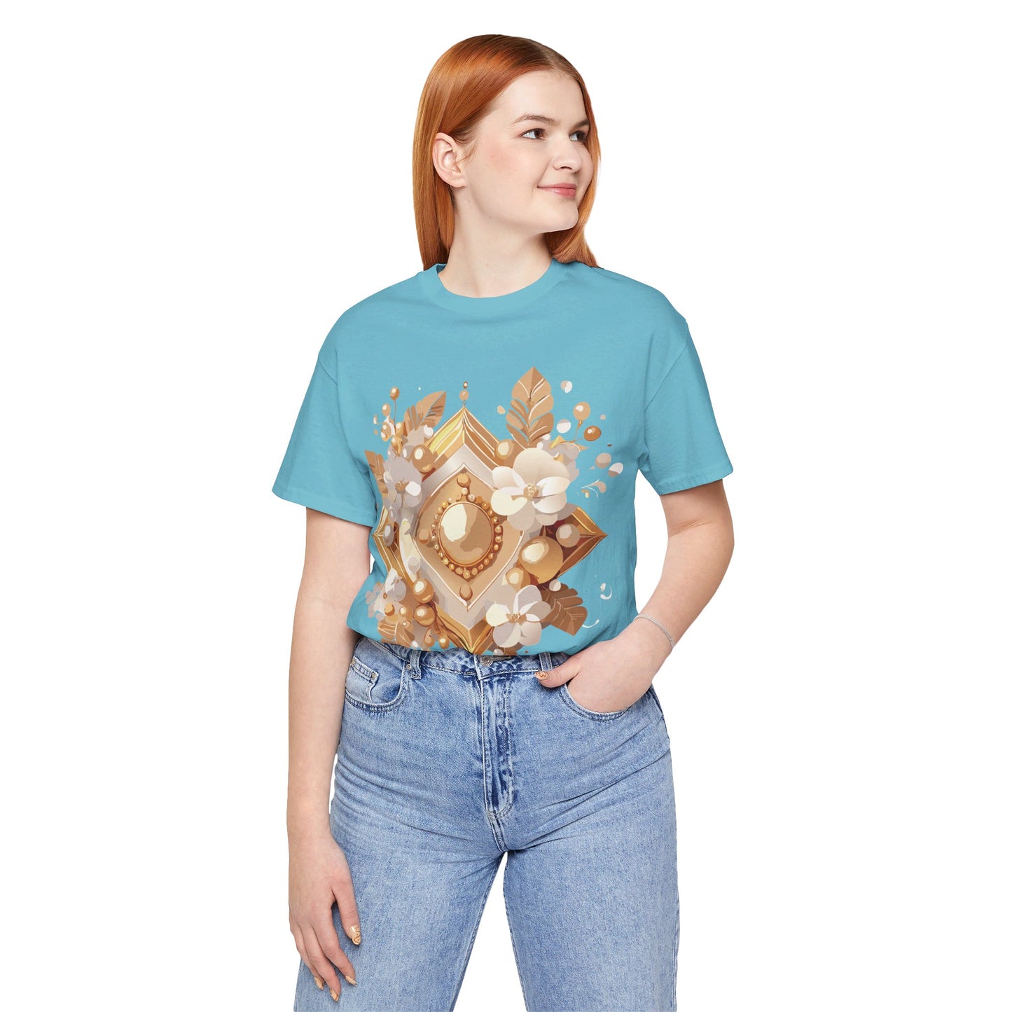 T-Shirt aus natürlicher Baumwolle – Queen Collection