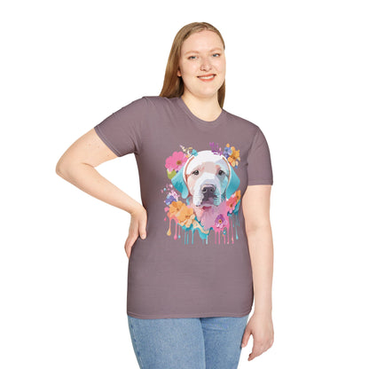 Dog Shirt Unisex Animal Tee Softstyle Gildan 64000 Short Sleeve Tee