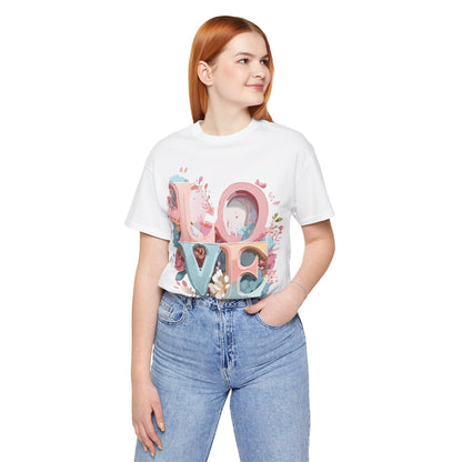 Natural Cotton Tee Shirt - Love story Collection Printify