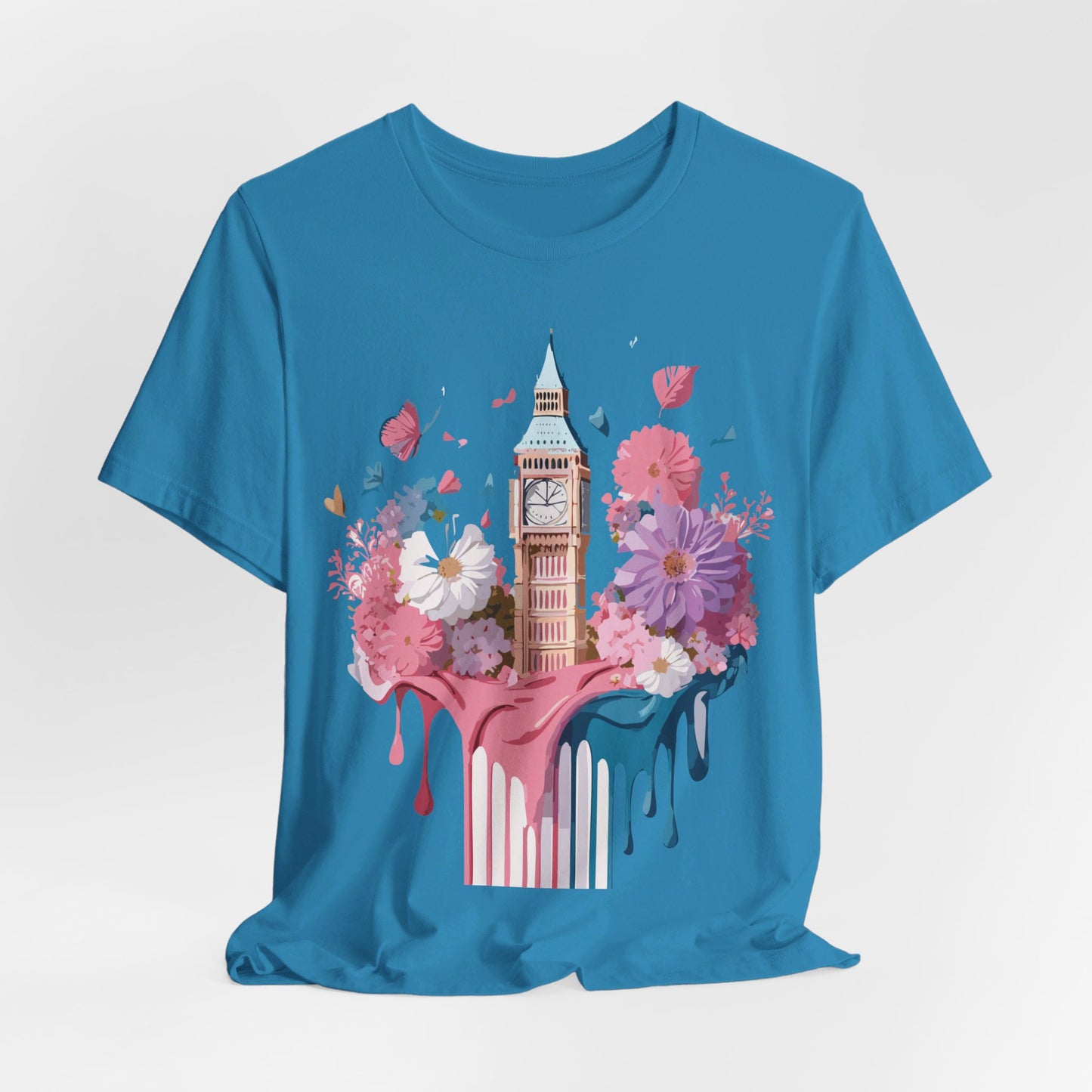 Natural Cotton Tee Shirt - Beautiful Places Collection - London