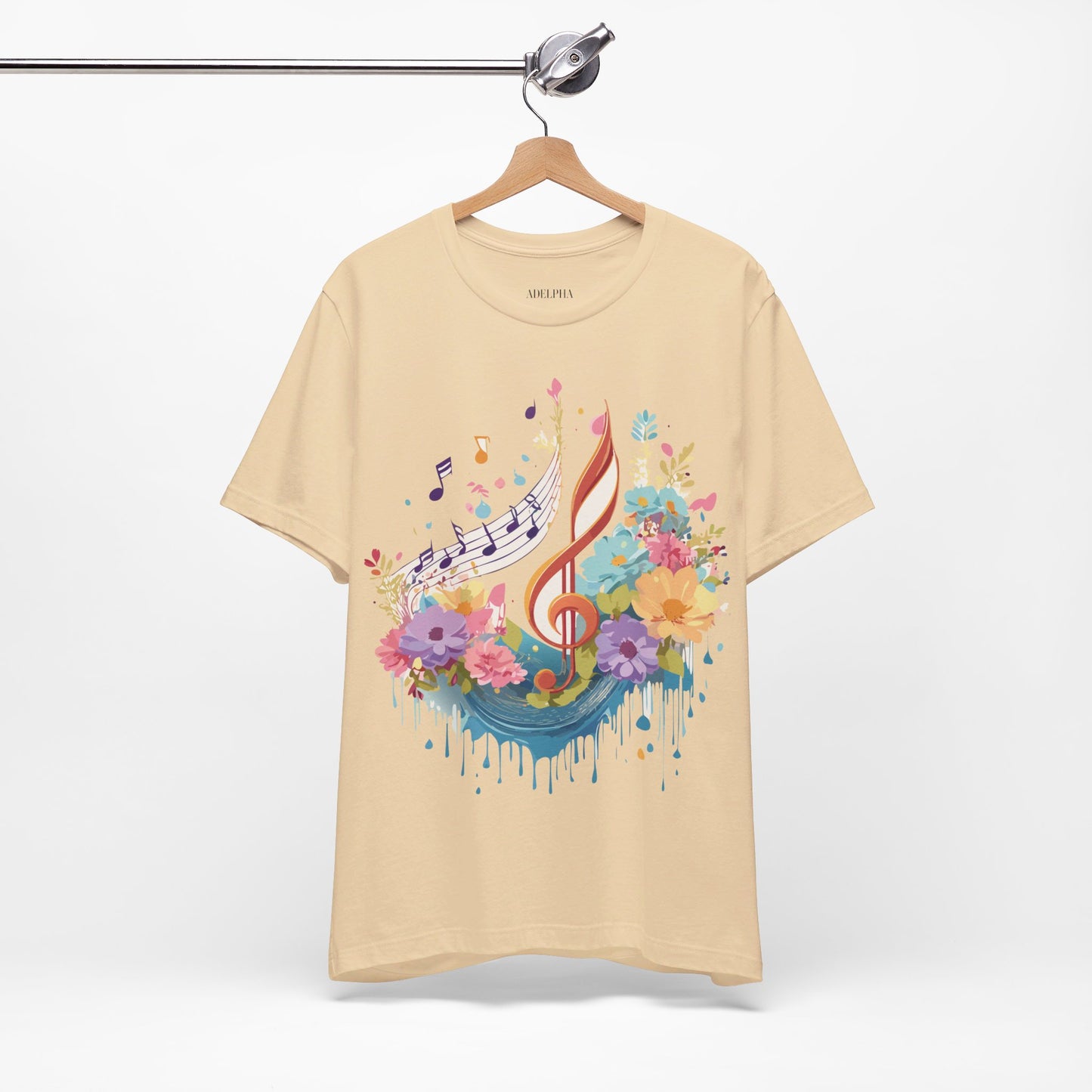 T-shirt en coton naturel - Collection Musique