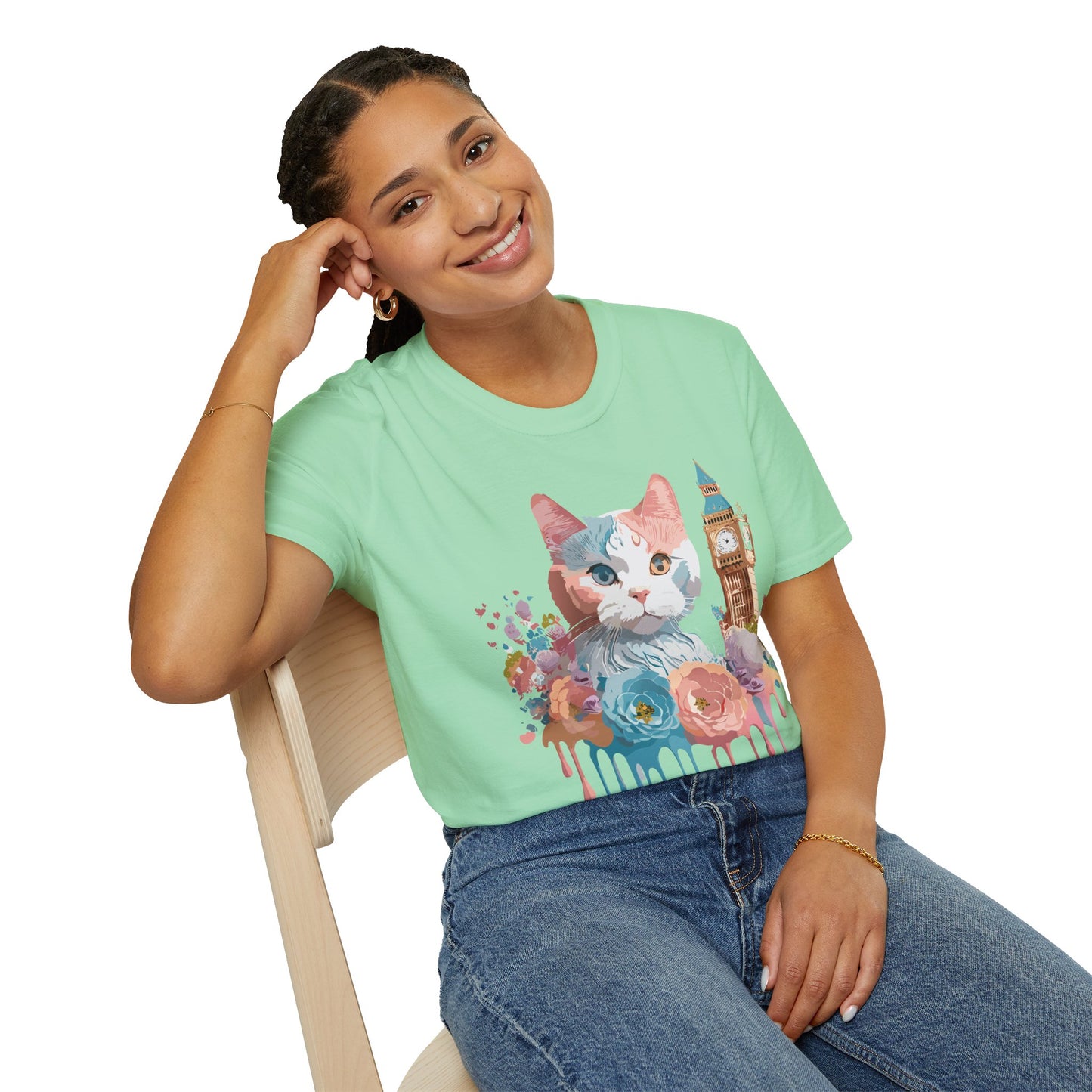 Cat Shirt, Shirt with Cat, Cats Tee, Kitten Tee
