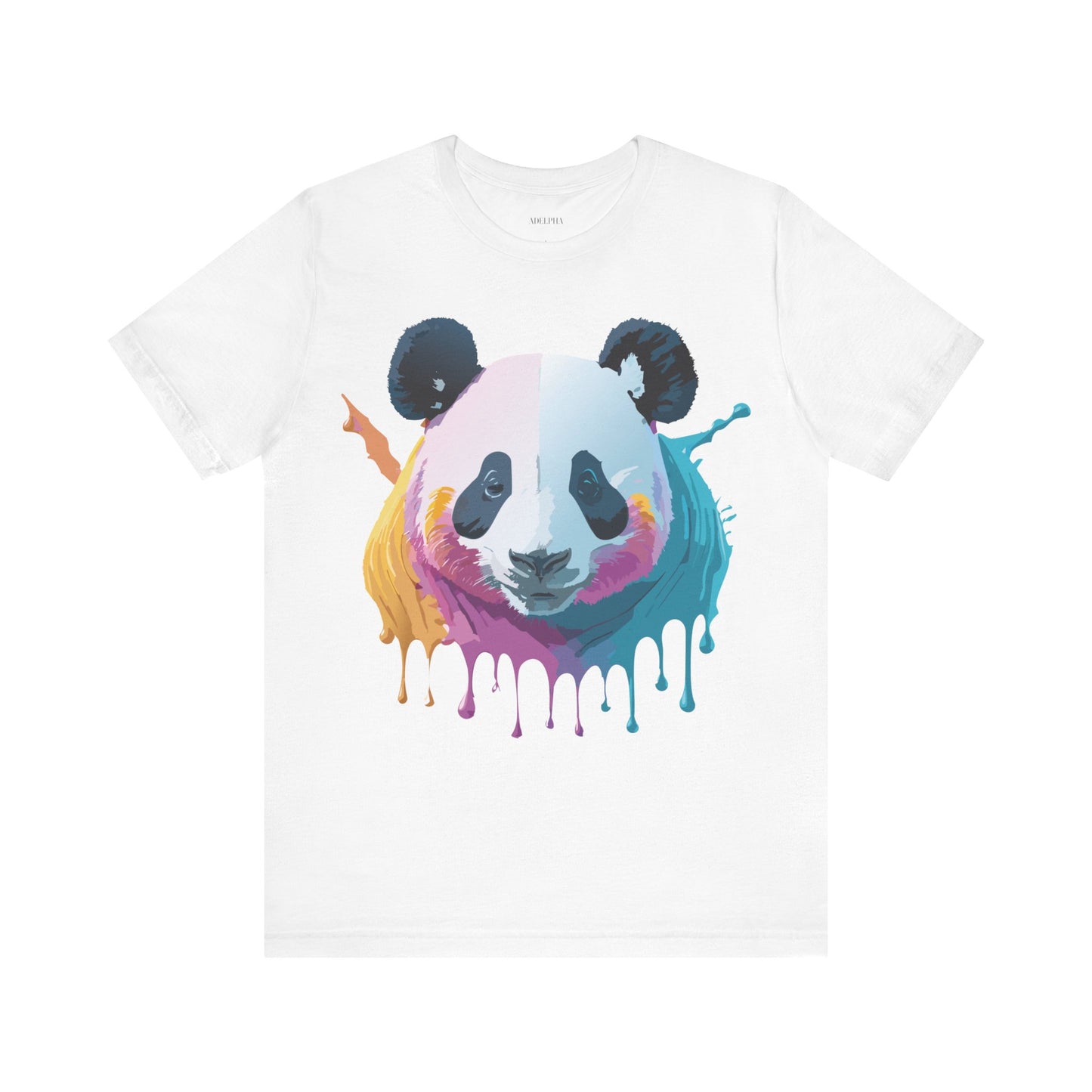 Natural Cotton Tee Shirt with Panda