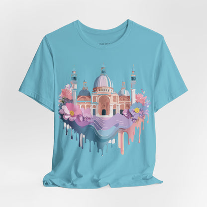Natural Cotton Tee Shirt - Beautiful Places Collection - Venice Printify