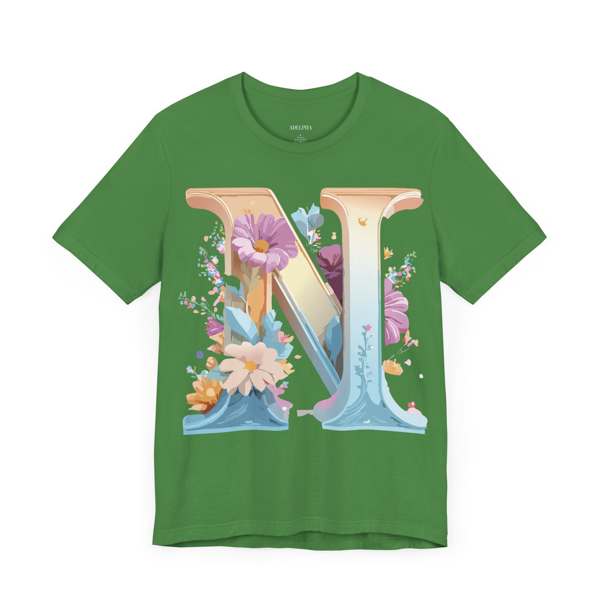 Letter Shirt, Letter N Shirt - ADELPHA