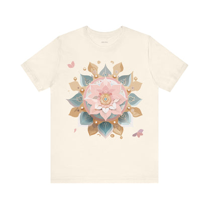 Natural Cotton Tee Shirt - Medallion Collection Printify