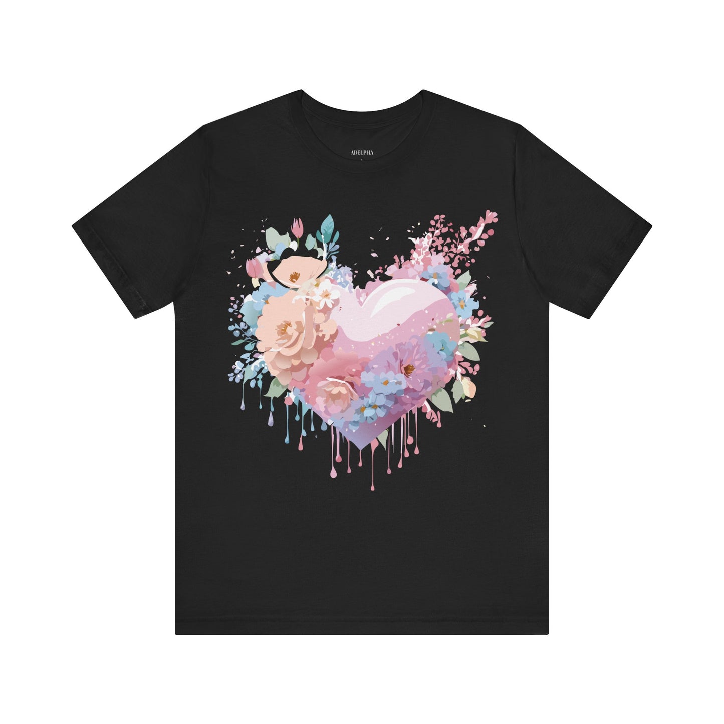 T-Shirt aus natürlicher Baumwolle – Love Story Collection