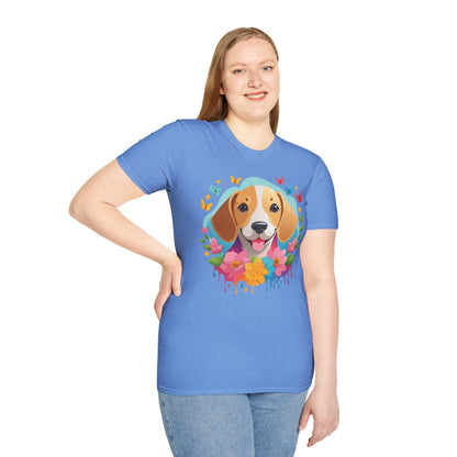 Dog Shirt Unisex Animal Tee Softstyle Cotton Comfort Everyday Wear