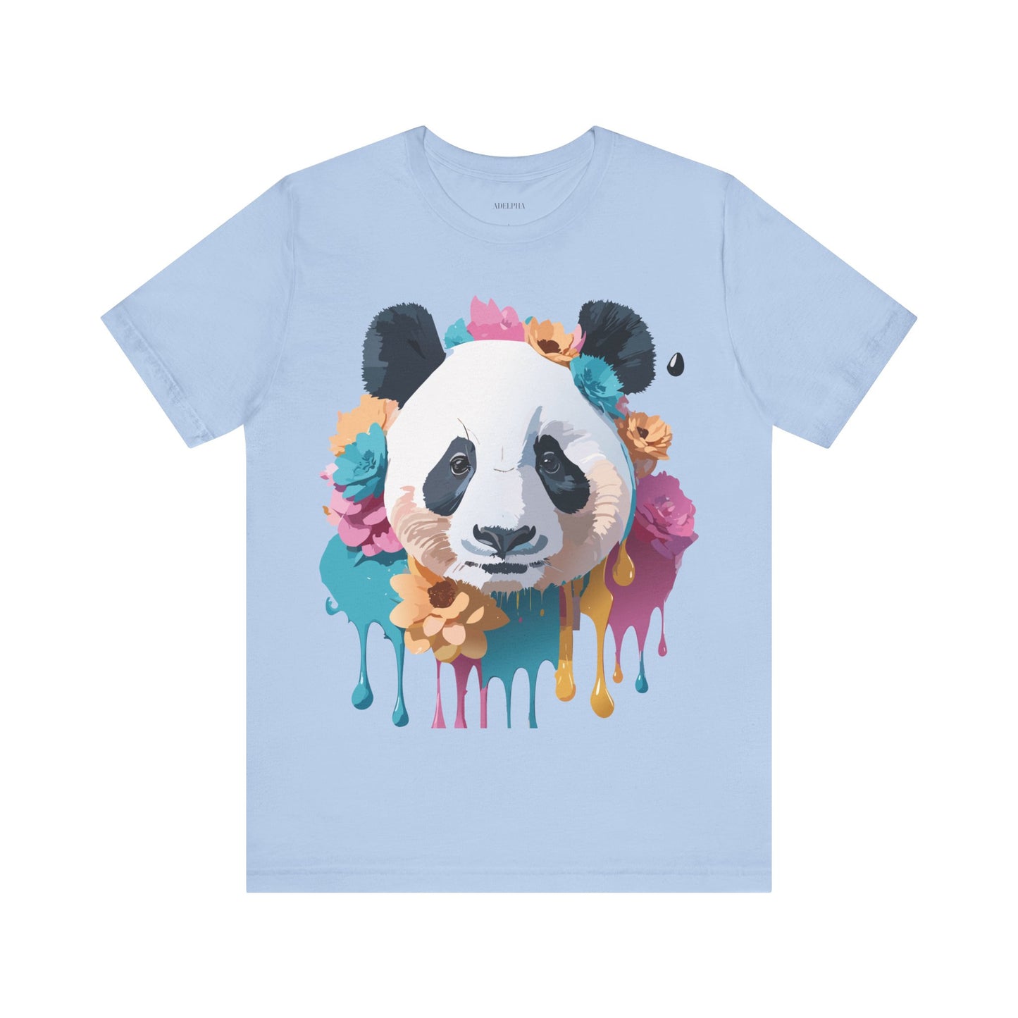 T-Shirt aus natürlicher Baumwolle mit Panda