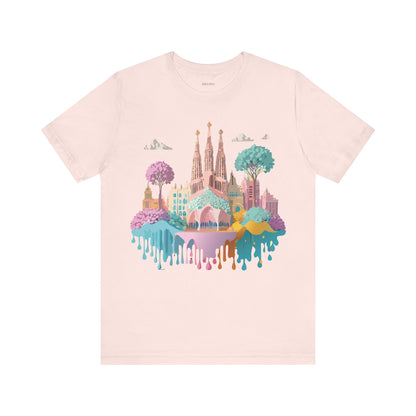 Tourist Shirt, Shirt with Barcelona - ADELPHA