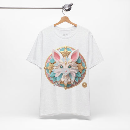 Natural Cotton Tee Shirt - Medallion Collection Printify