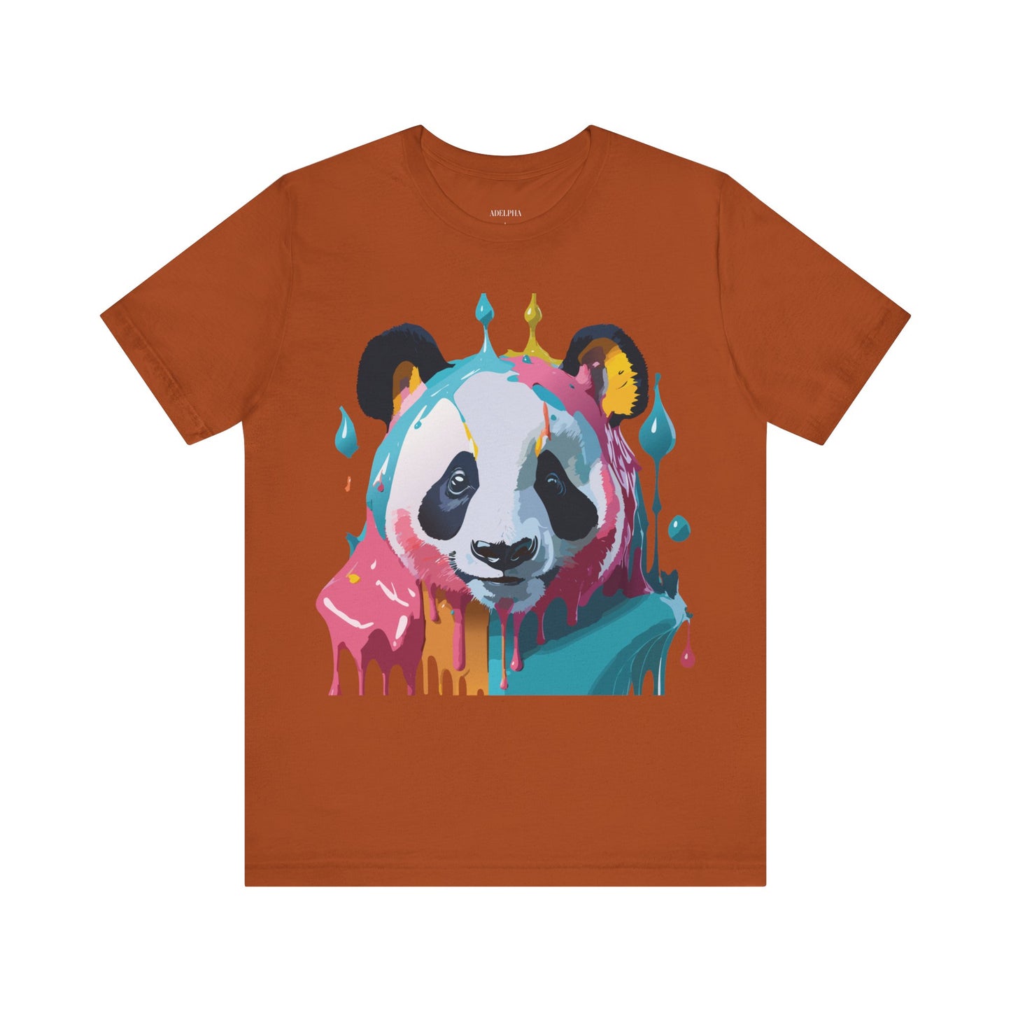 T-Shirt aus natürlicher Baumwolle mit Panda