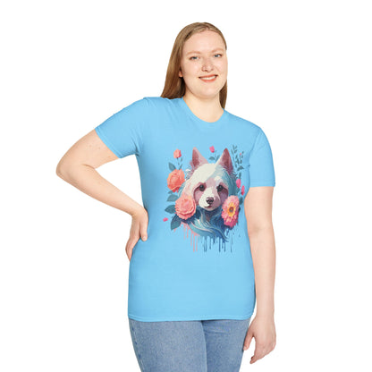 Dog Shirt Unisex Softstyle Cotton Tee Gildan 64000 With Animal Designs